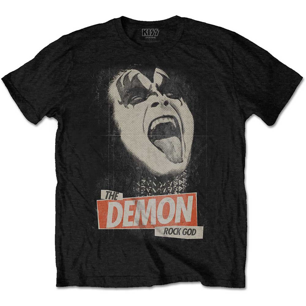 KISS Unisex T-Shirt: The Demon Rock T-Shirt