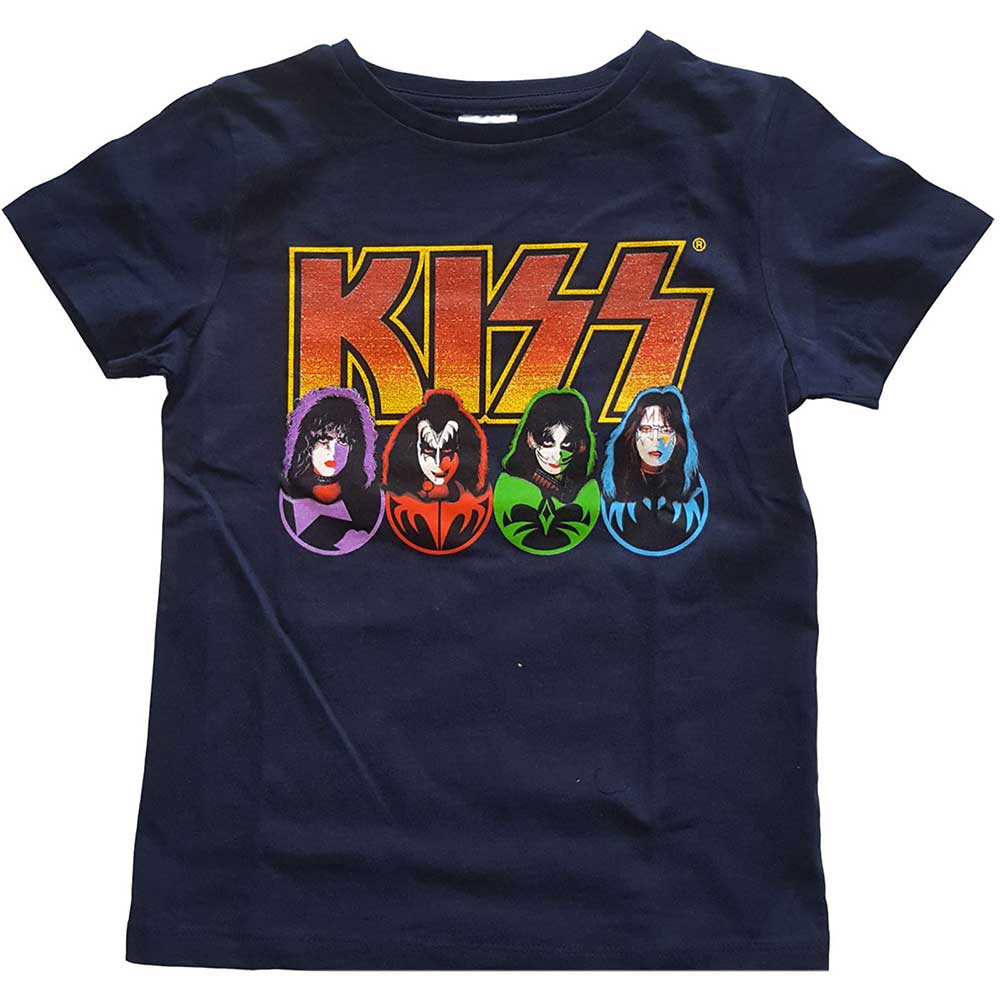 KISS Kids T-Shirt: Logo, Faces & Icons T-Shirt