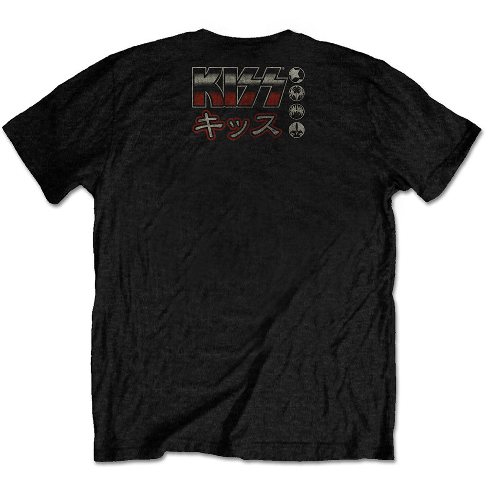 KISS Unisex T-Shirt: Japan Live 2015 (Back Print) T-Shirt