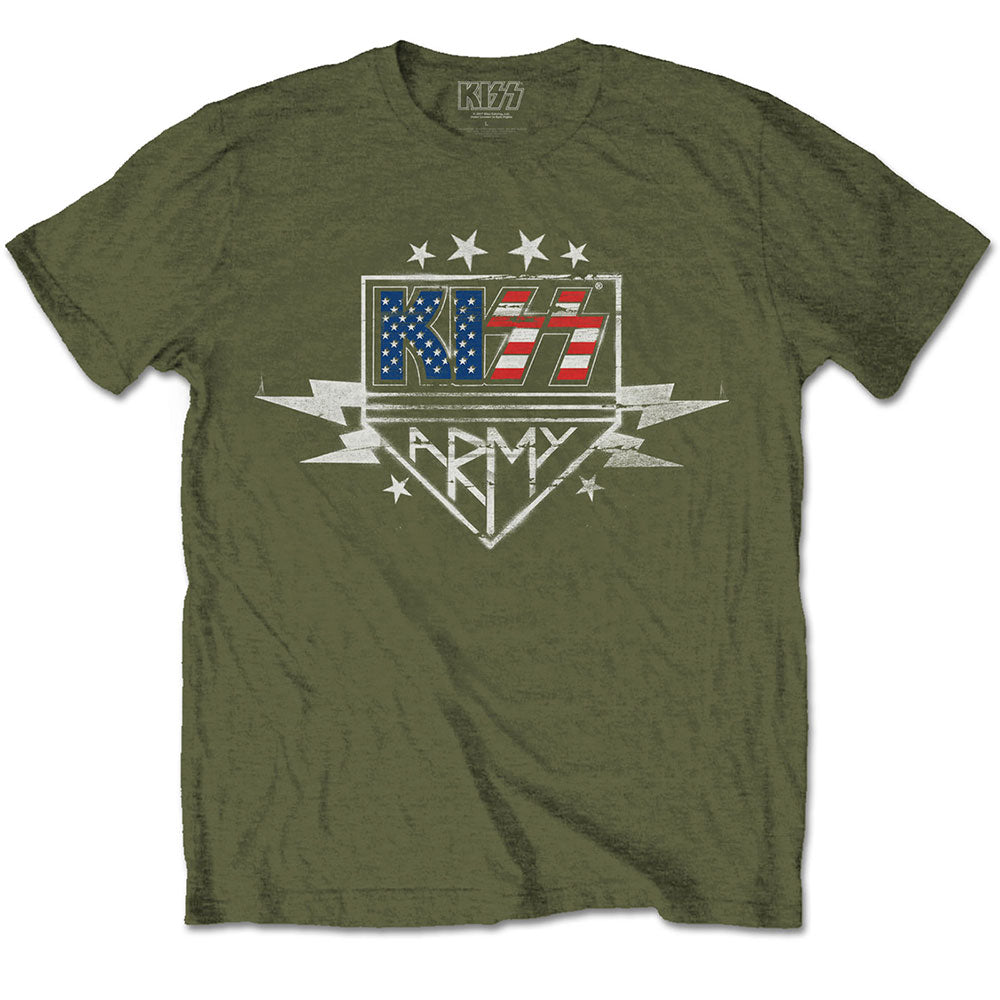 KISS Unisex T-Shirt: Army Lightning T-Shirt