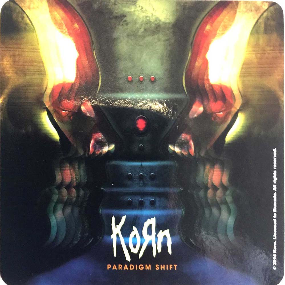 Korn Single Cork Coaster: Paradigm Shift Onderzetter