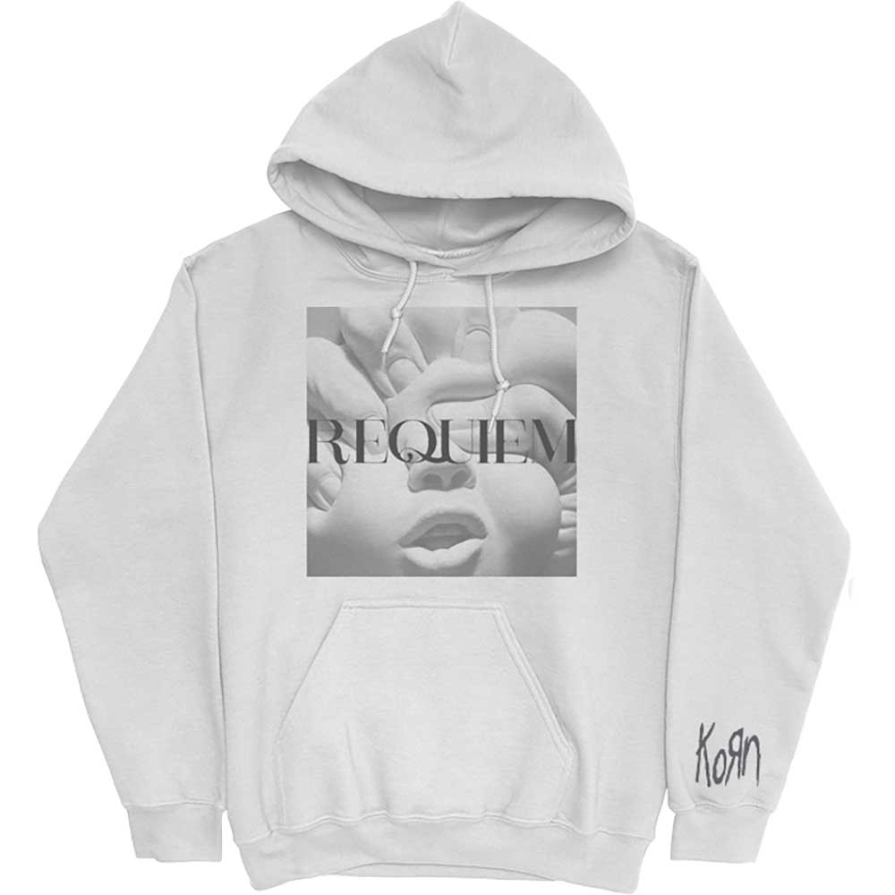 Korn Unisex Pullover Hoodie: Requiem (Back Print) Trui met capuchon