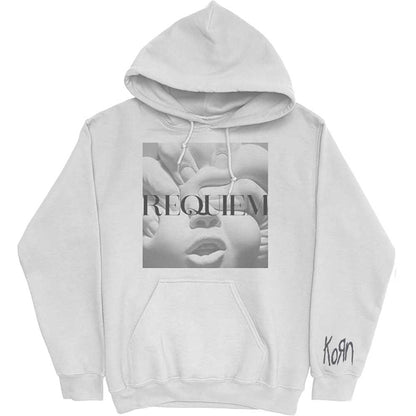 Korn Unisex Pullover Hoodie: Requiem (Back Print) Trui met capuchon