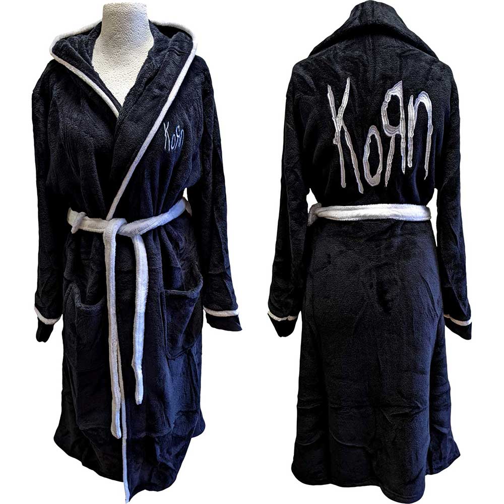 Korn Unisex Bathrobe: Logo (Small - Medium) Bathrobe