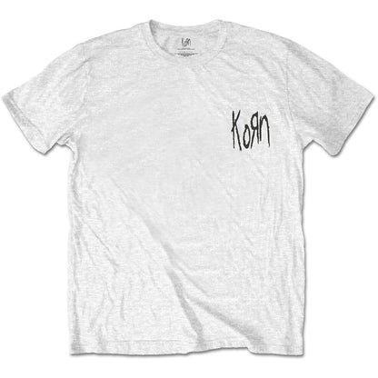 Korn Unisex T-Shirt: Scratched Type (Back Print) T-Shirt