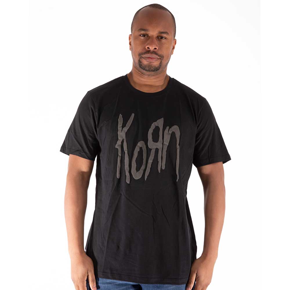 Korn Unisex Hi-Build T-Shirt: Logo Hi-Build T-Shirt