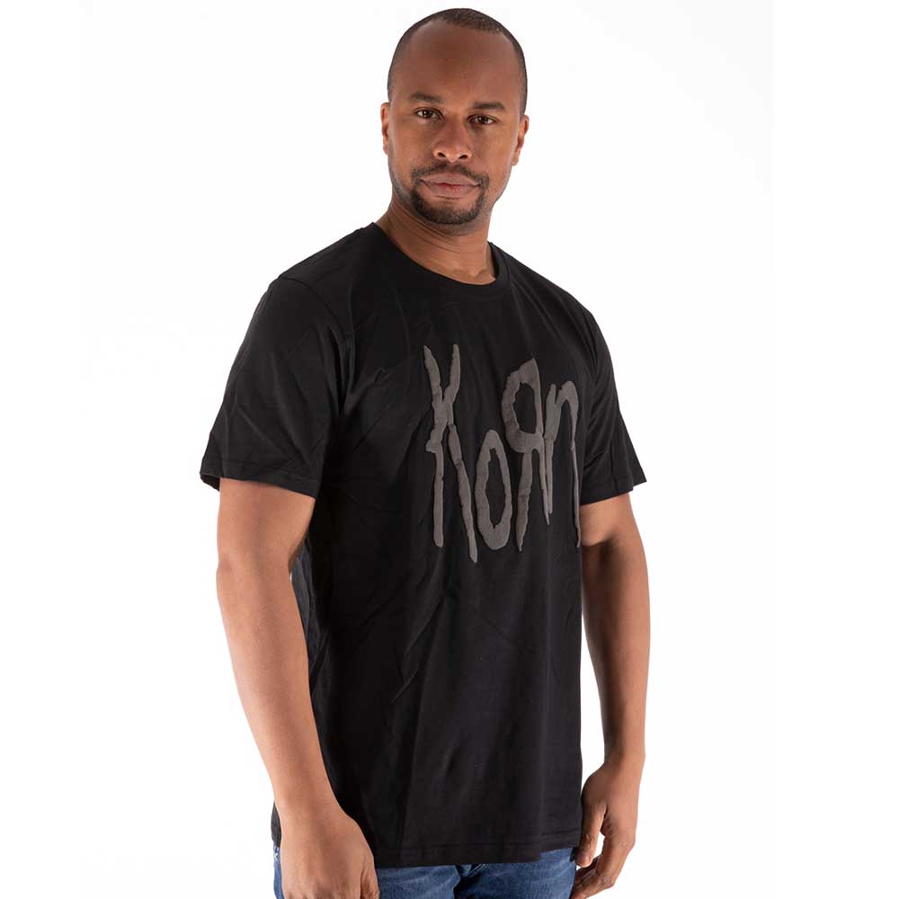 Korn Unisex Hi-Build T-Shirt: Logo Hi-Build T-Shirt