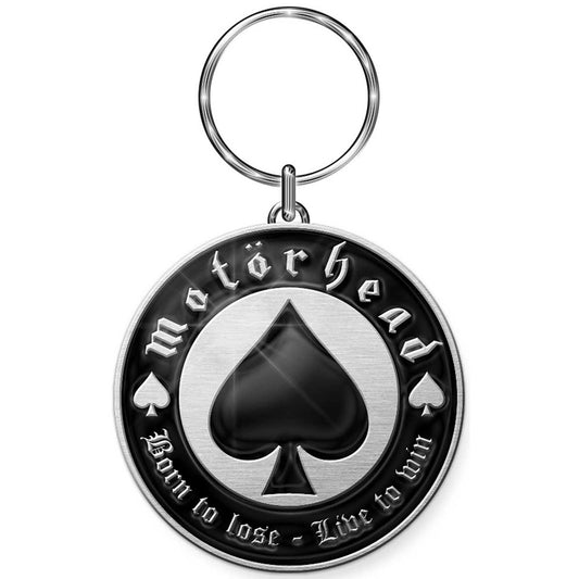 Motorhead Keychain: Born To Lose (Enamel In-Fill) Sleutelhanger