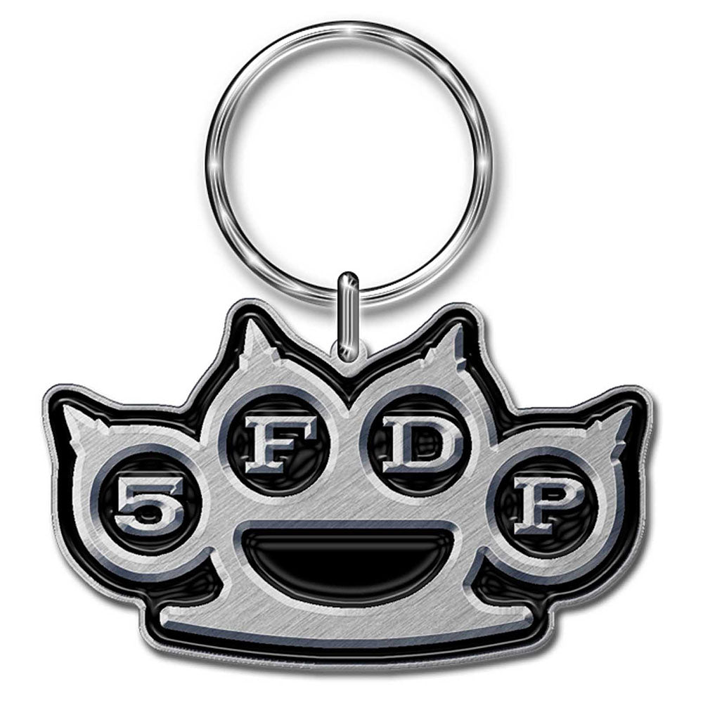 Five Finger Death Punch Keychain: Knuckles (Enamel In-Fill) Sleutelhanger