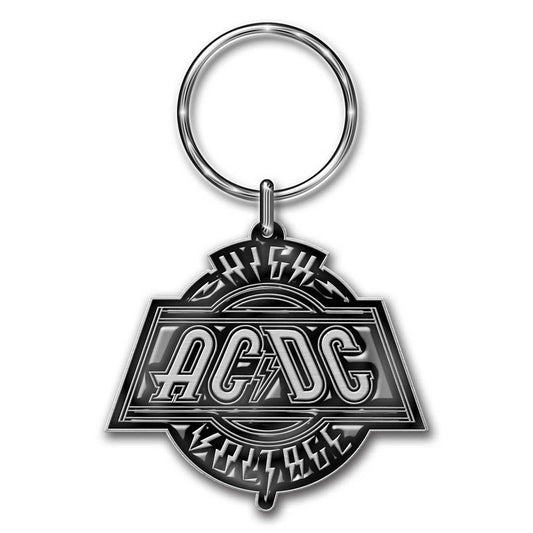 AC/DC Keychain: High Voltage (Die-Cast Relief) Sleutelhanger