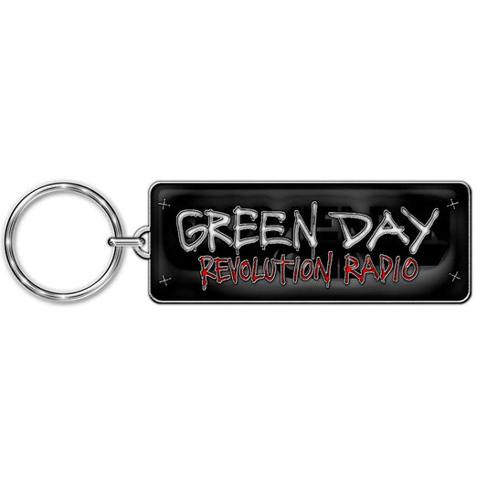 Green Day Keychain: Revolution Radio (Die-Cast Relief) Sleutelhanger
