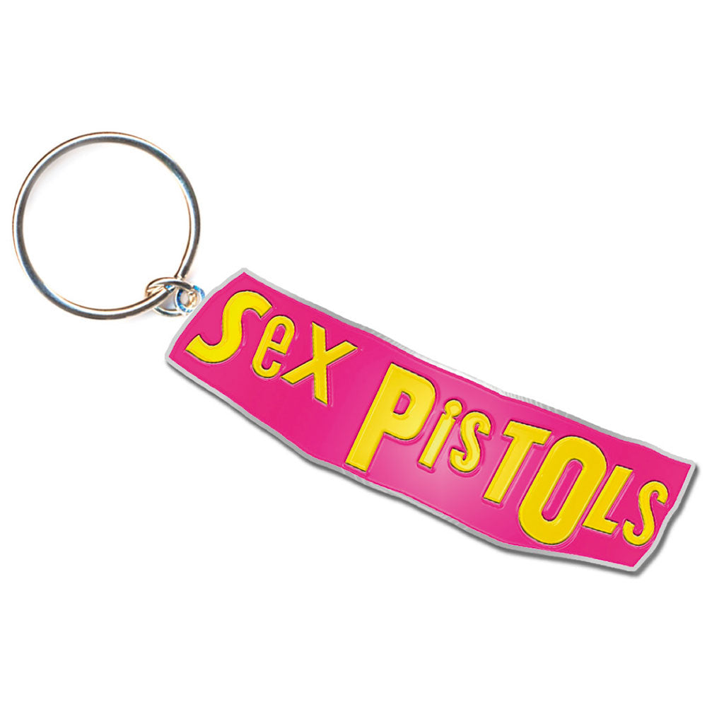 The Sex Pistols Keychain: Logo (Die-Cast Relief) Sleutelhanger