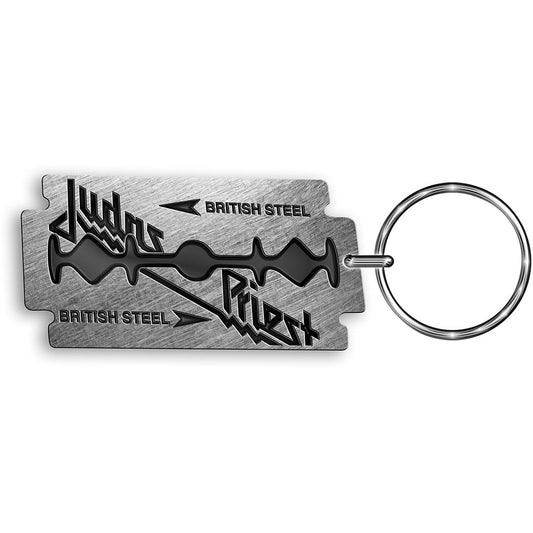 Judas Priest Keychain: British Steel (Enamel In-Fill) Sleutelhanger