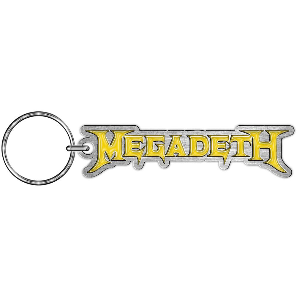 Megadeth Keychain: Logo (Enamel In-Fill) Sleutelhanger