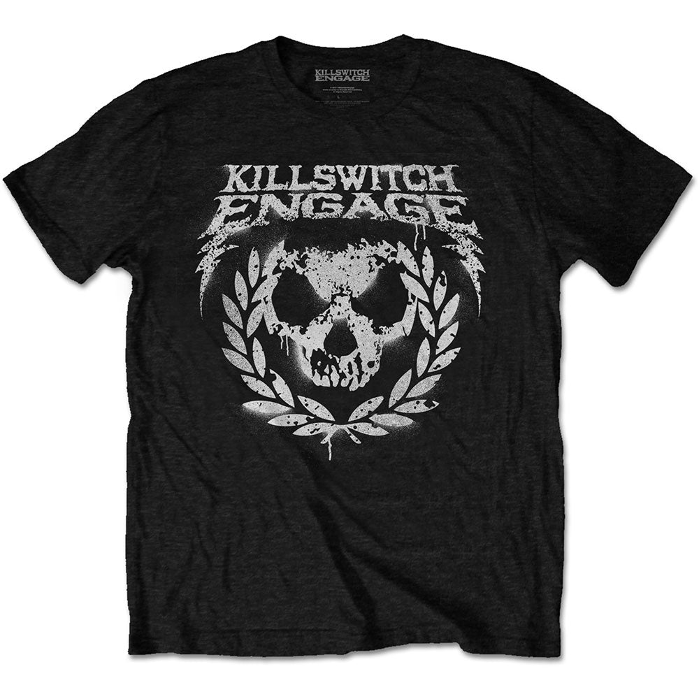 Killswitch Engage Unisex T-Shirt: Skull Spraypaint T-Shirt