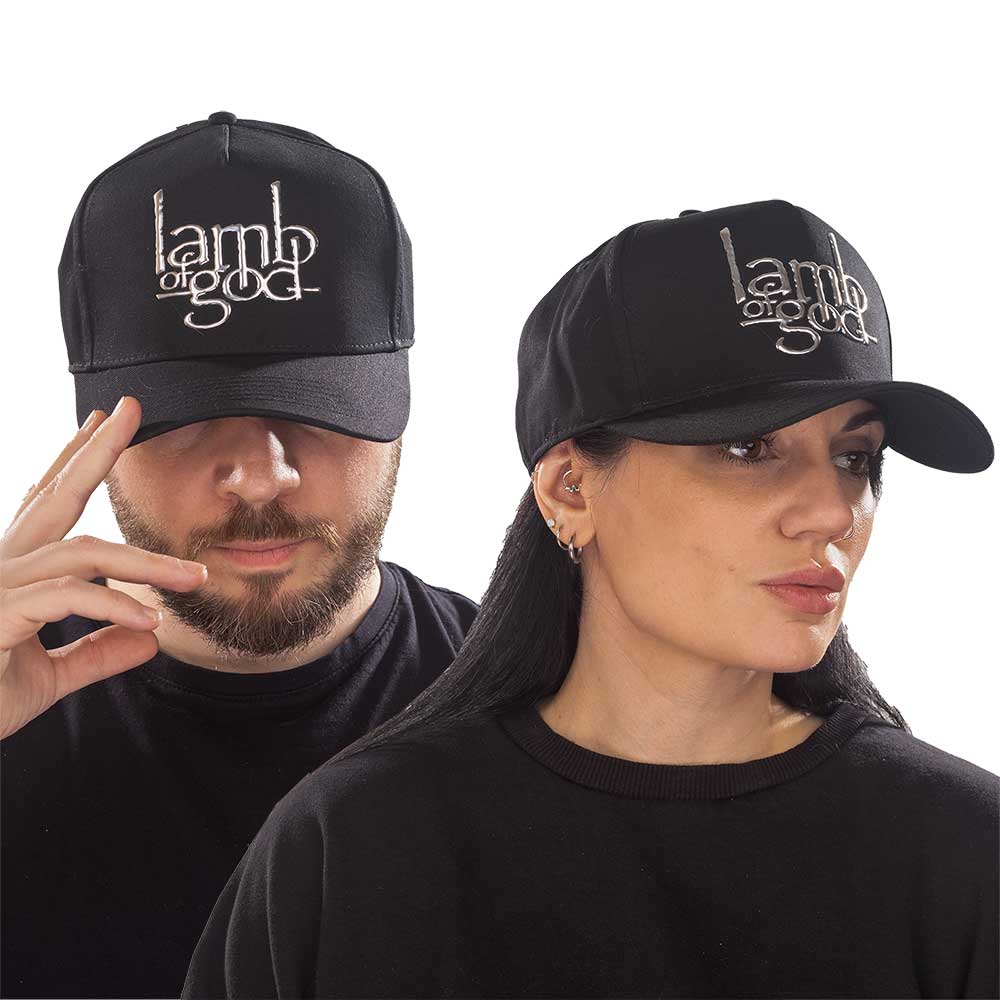 Lamb Of God Unisex Baseball Cap: Logo (Sonic Silver) Baseballpet