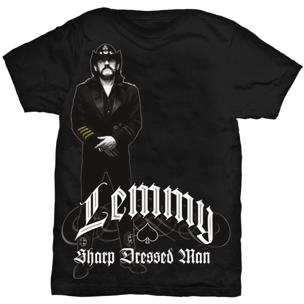 Lemmy Unisex T-Shirt: Sharp Dressed Man T-Shirt