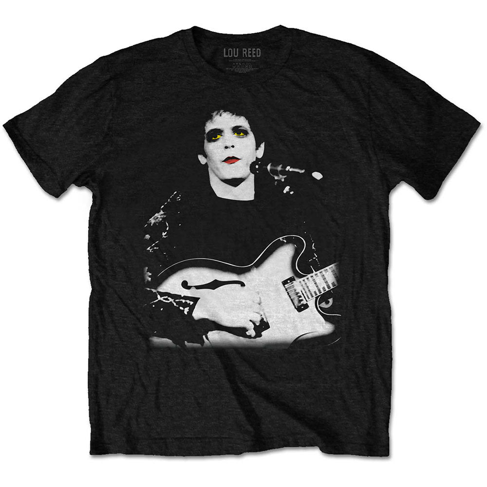 Lou Reed Unisex T-Shirt: Bleached Photo T-Shirt