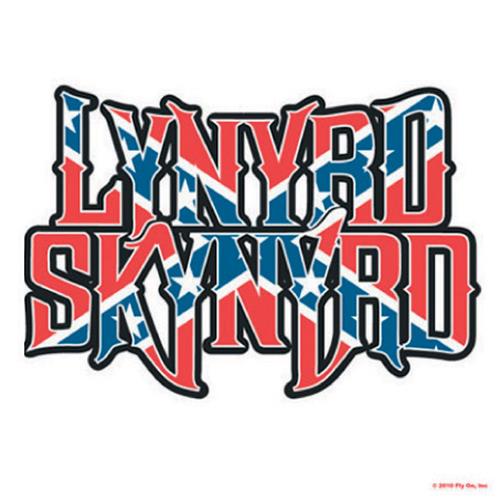 Lynyrd Skynyrd Single Cork Coaster: Flag Onderzetter