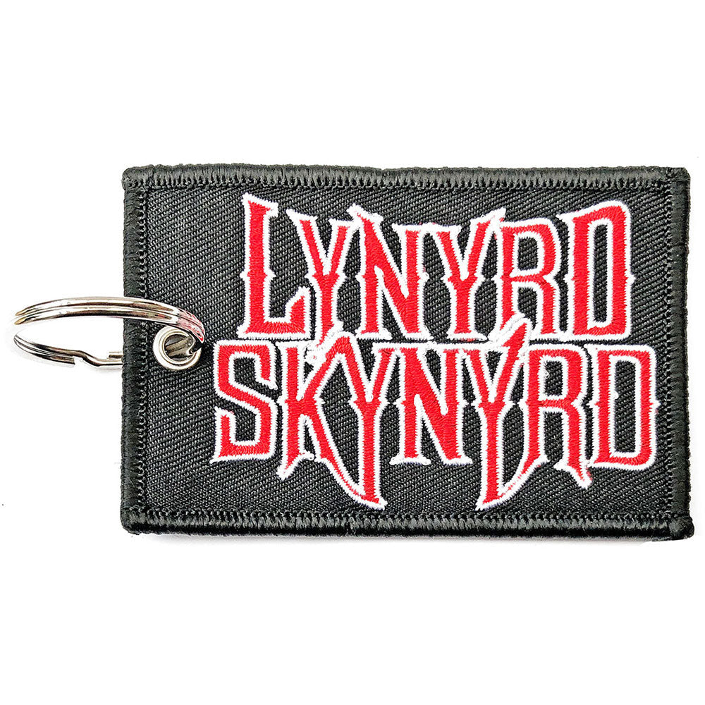 Lynyrd Skynyrd Keychain: Logo (Double Sided Patch) Sleutelhanger