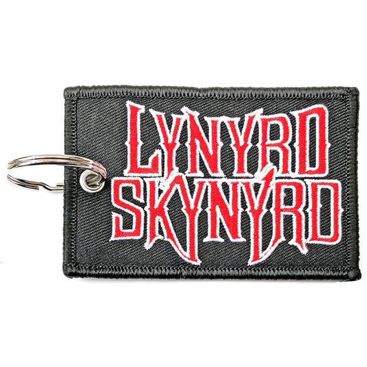 Lynyrd Skynyrd Keychain: Logo (Double Sided Patch) Sleutelhanger