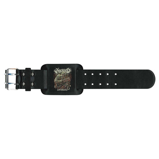 Aborted Leather Wrist Strap: Goremageddon Leren polsband