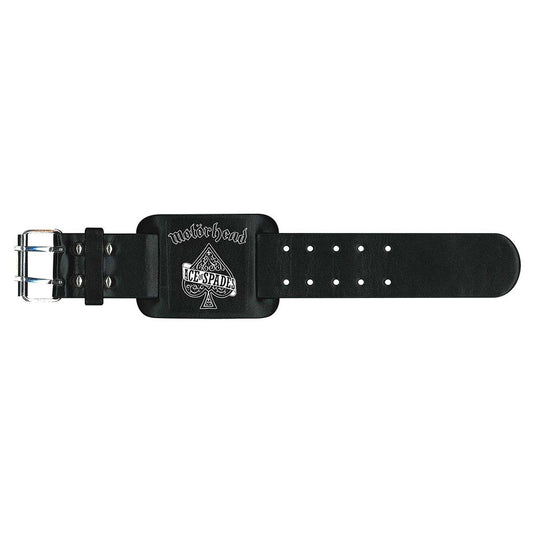 Motorhead Leather Wrist Strap: Ace of Spades Leren polsband