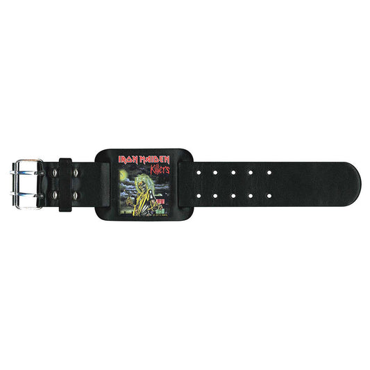 Iron Maiden Leather Wrist Strap: Killers Leren polsband