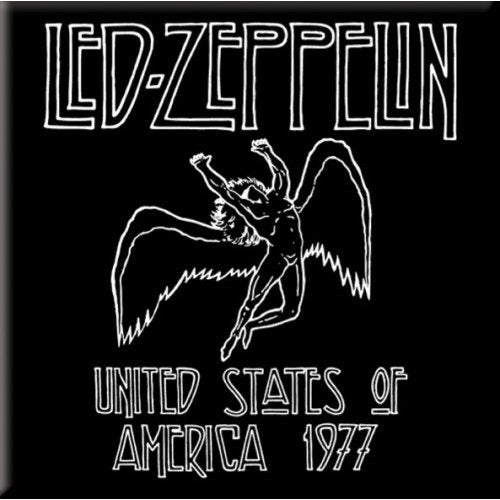 Led Zeppelin Fridge Magnet: 1977 USA Tour Koelkastmagneet