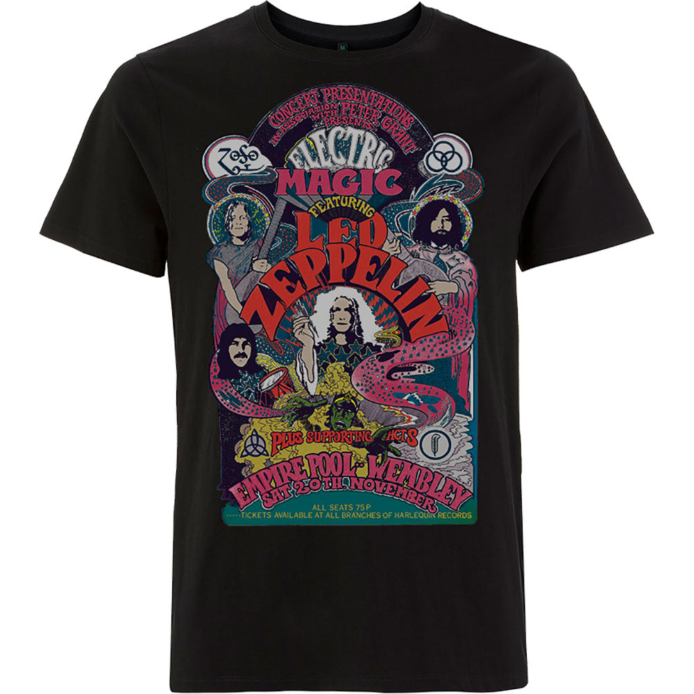 Led Zeppelin Unisex T-Shirt: Full Colour Electric Magic T-Shirt