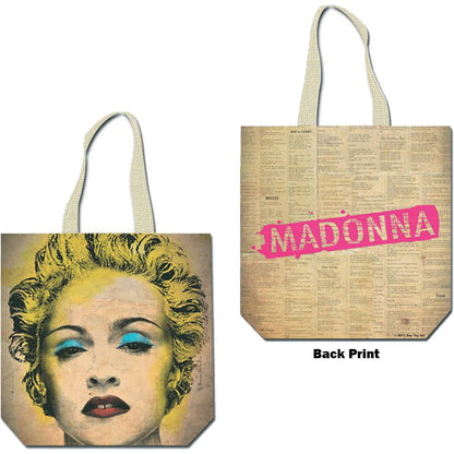 Madonna Cotton Tote Bag: Celebration (Back Print) Katoenen draagtas