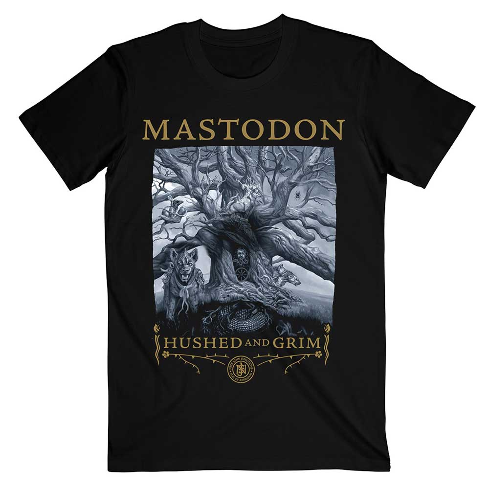 Mastodon Unisex T-Shirt: Hushed & Grim Cover T-Shirt