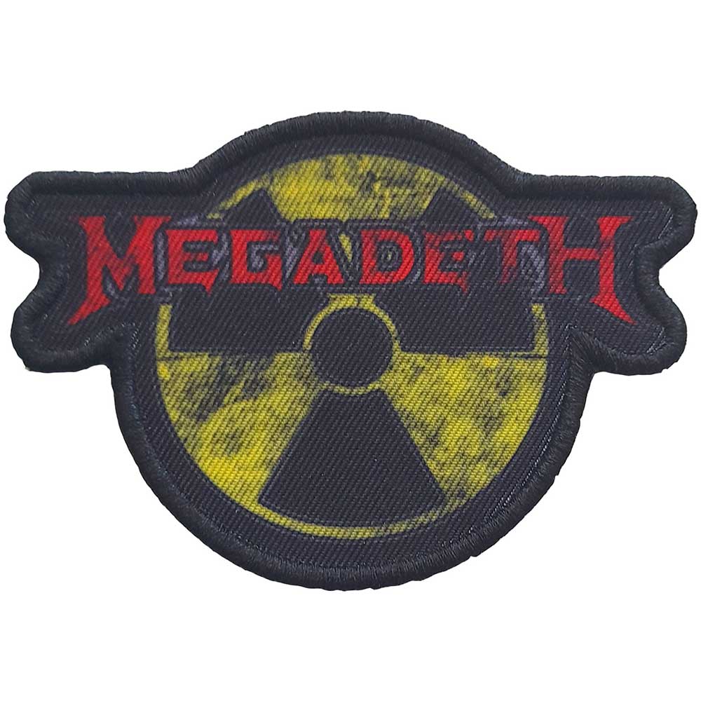 Megadeth Standard Patch: Hazard Logo Standaard patch