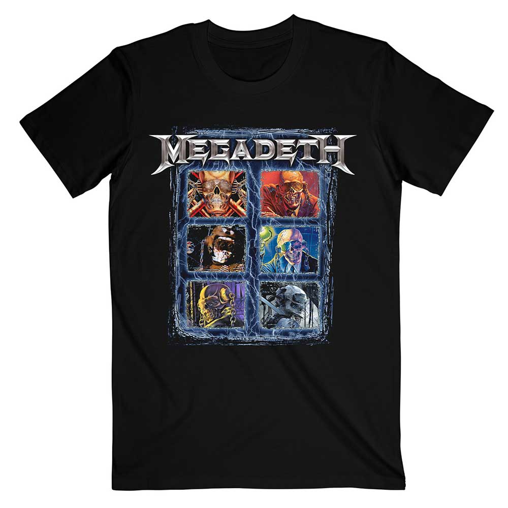 Megadeth Unisex T-Shirt: Vic Head Grip T-Shirt