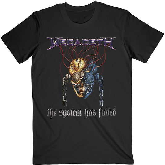 Megadeth Unisex T-Shirt: Systems Fail T-Shirt