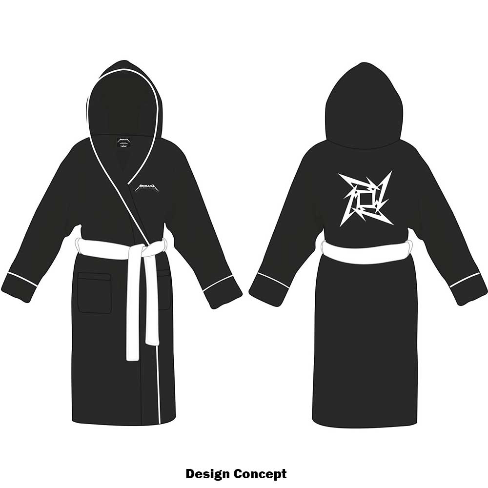 Metallica Unisex Bathrobe: Load/Reload Star (Small - Medium) Bathrobe