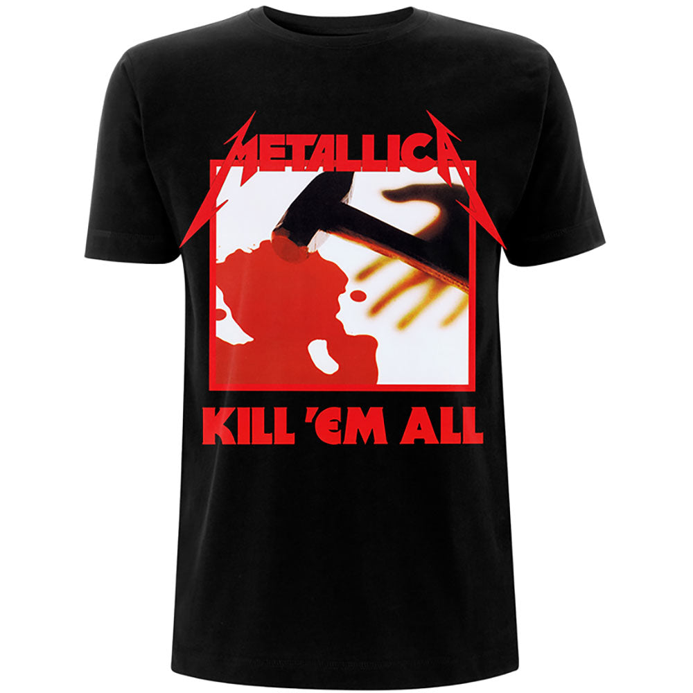 Metallica Unisex T-Shirt: Kill 'Em All Tracks (Back Print) T-Shirt
