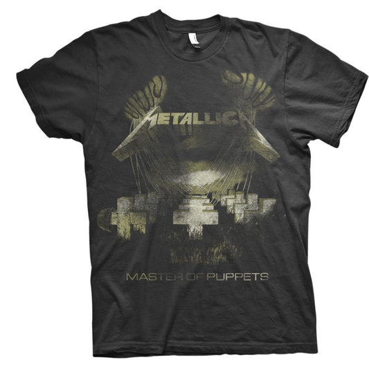 Metallica Unisex T-Shirt: Master of Puppets Distressed T-Shirt