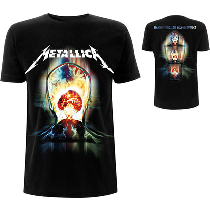 Metallica Unisex T-Shirt: Exploded (Back Print) T-Shirt