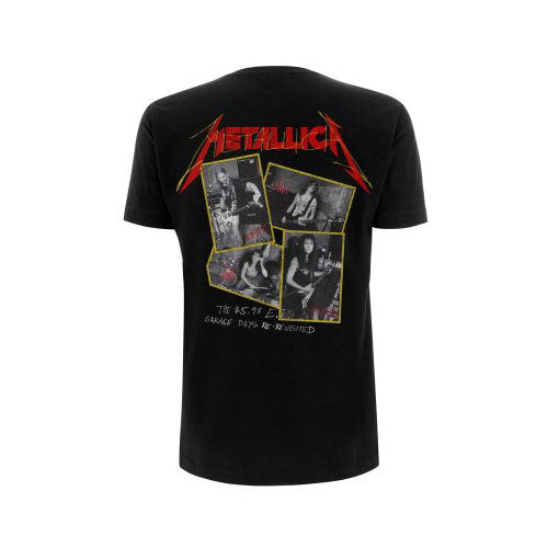 Metallica Unisex T-Shirt: Garage Photo Yellow (Back Print) T-Shirt