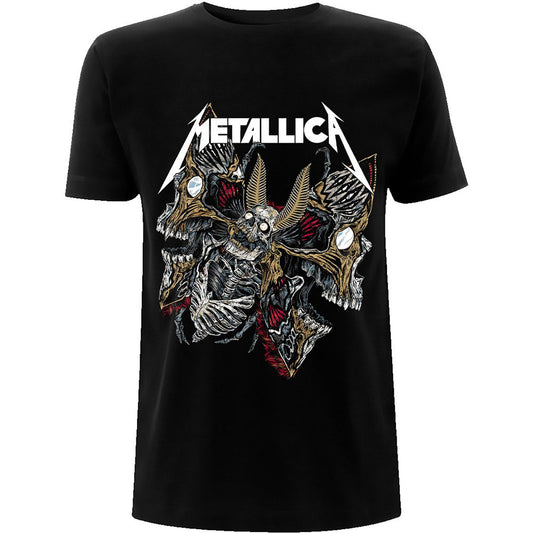 Metallica Unisex T-Shirt: Skull Moth T-Shirt