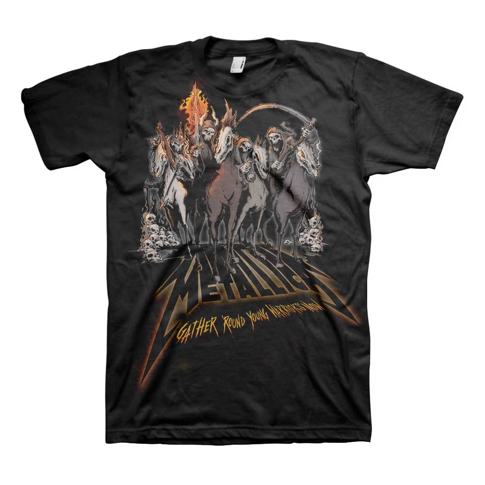 Metallica Unisex T-Shirt: 40th Anniversary Horsemen T-Shirt