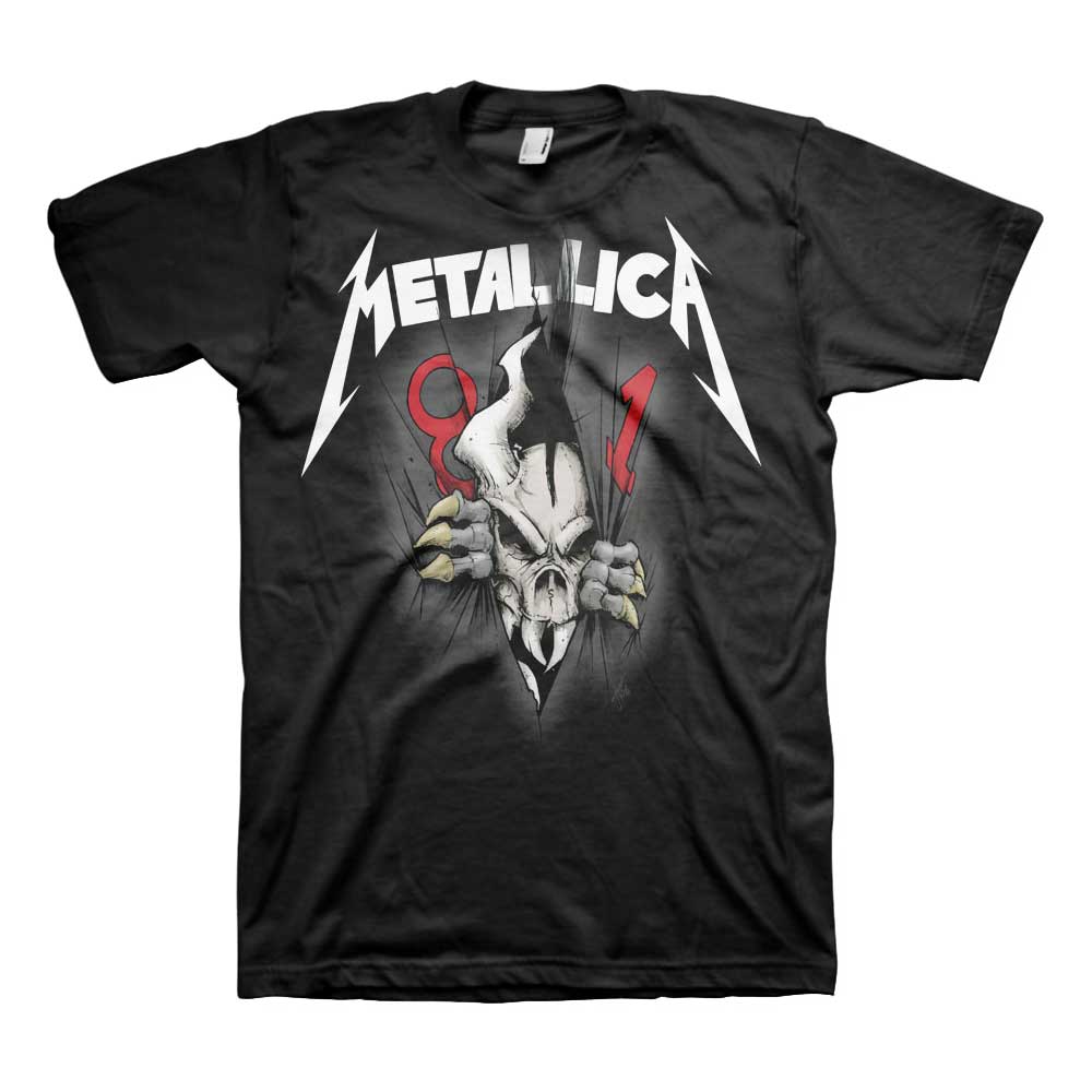 Metallica Unisex T-Shirt: 40th Anniversary Ripper T-Shirt