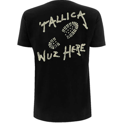 Metallica Unisex T-Shirt: Wuz Here (Back Print) T-Shirt