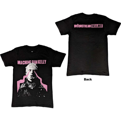 Machine Gun Kelly Unisex T-Shirt: Laser Eye (Back Print) T-Shirt