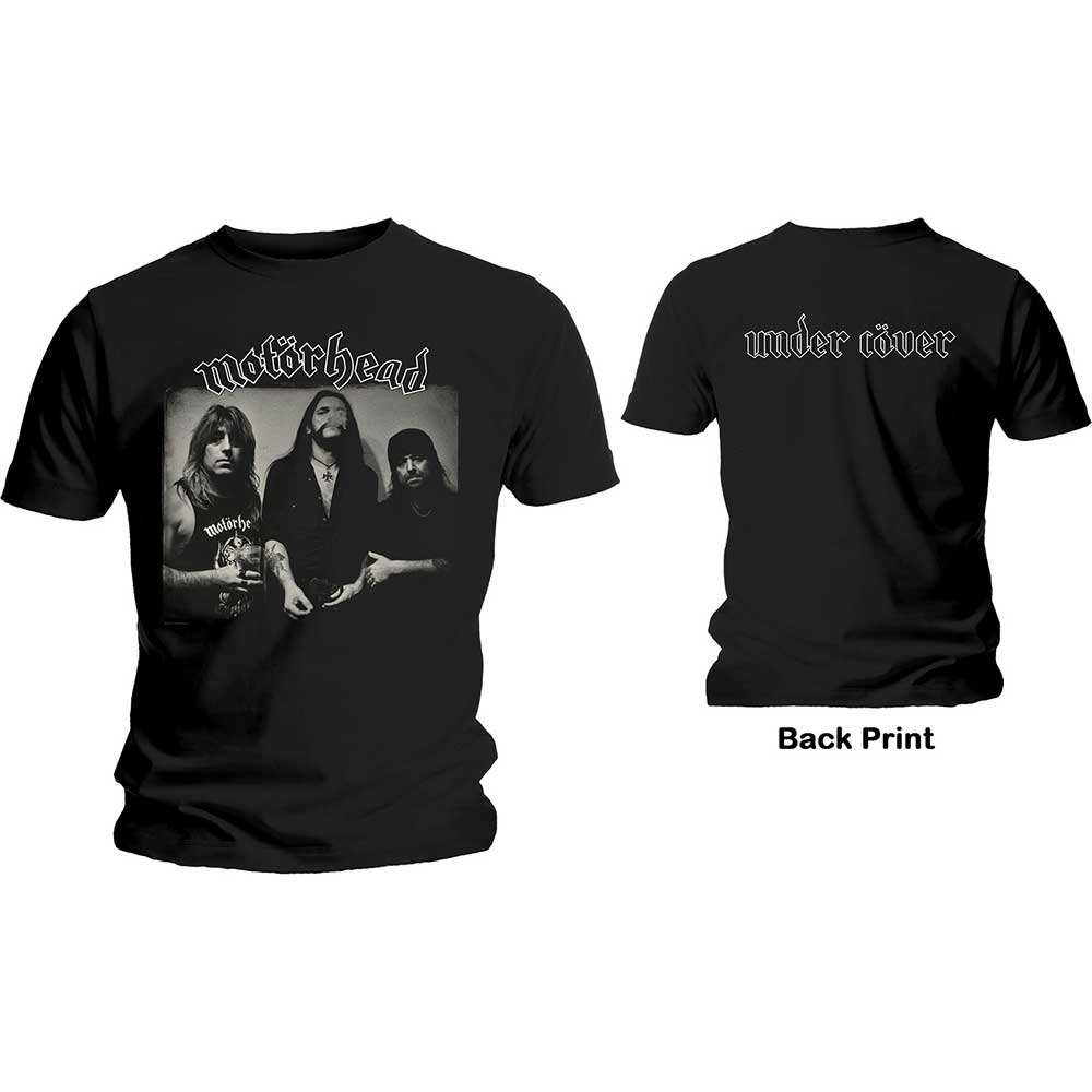 Motorhead Unisex T-Shirt: Under Cover (Back Print) T-Shirt