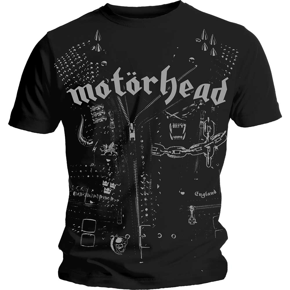 Motorhead Unisex T-Shirt: Leather Jacket T-Shirt