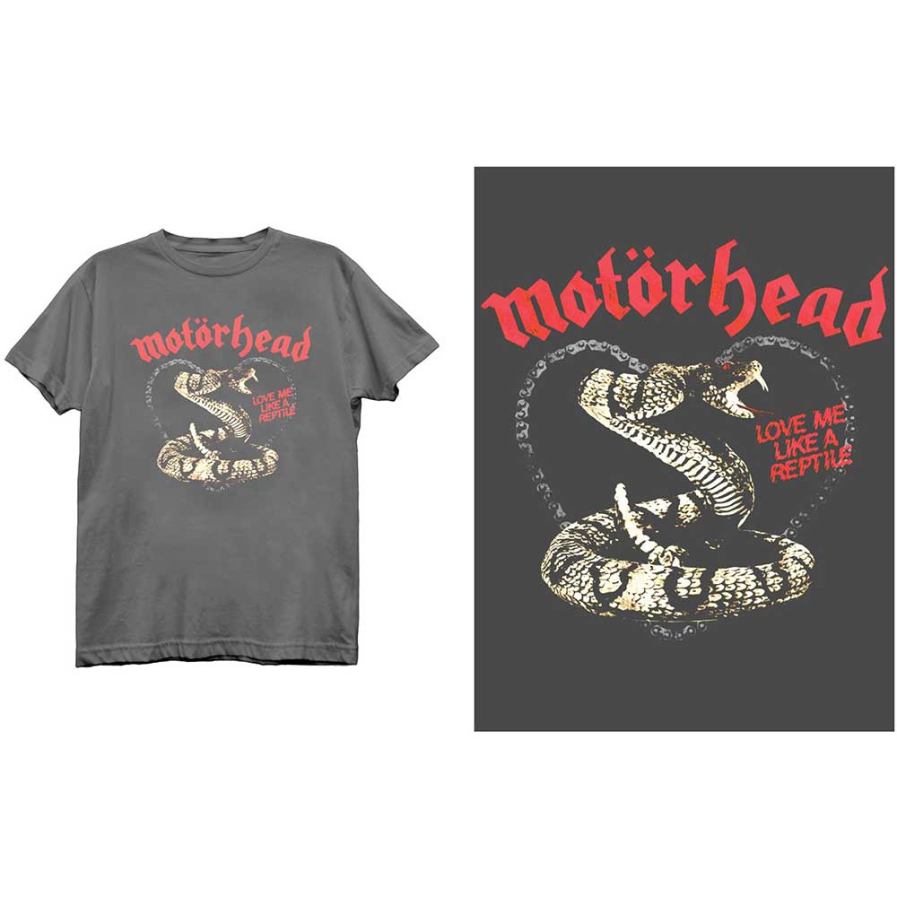 Motorhead Unisex T-Shirt: Love Me Like A Reptile T-Shirt