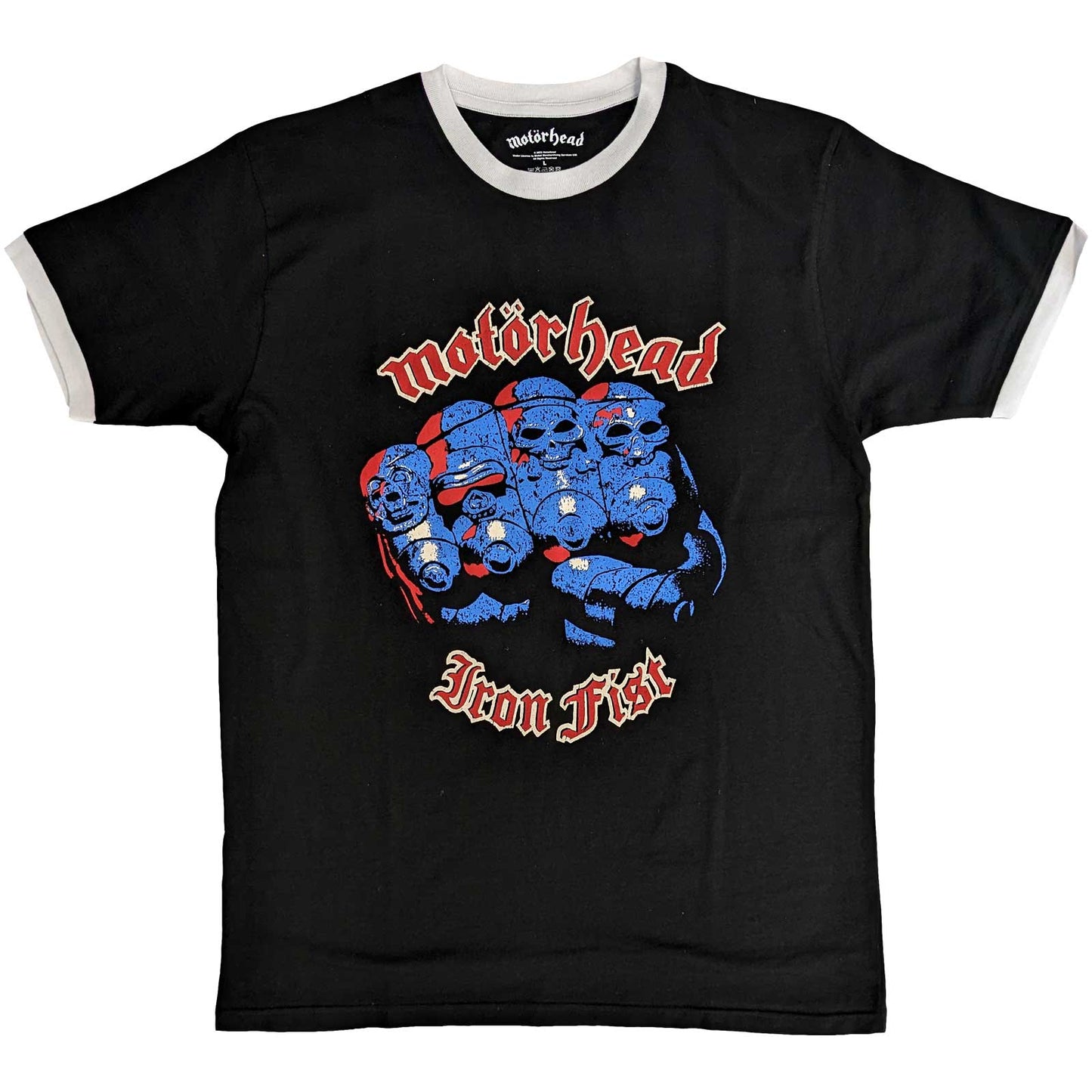 Een foto van een Ringer T-Shirt van Motorhead.