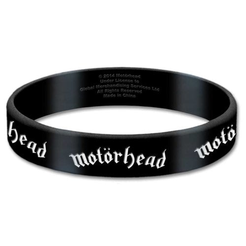 Motorhead Gummy Wristband: Logo Polsband